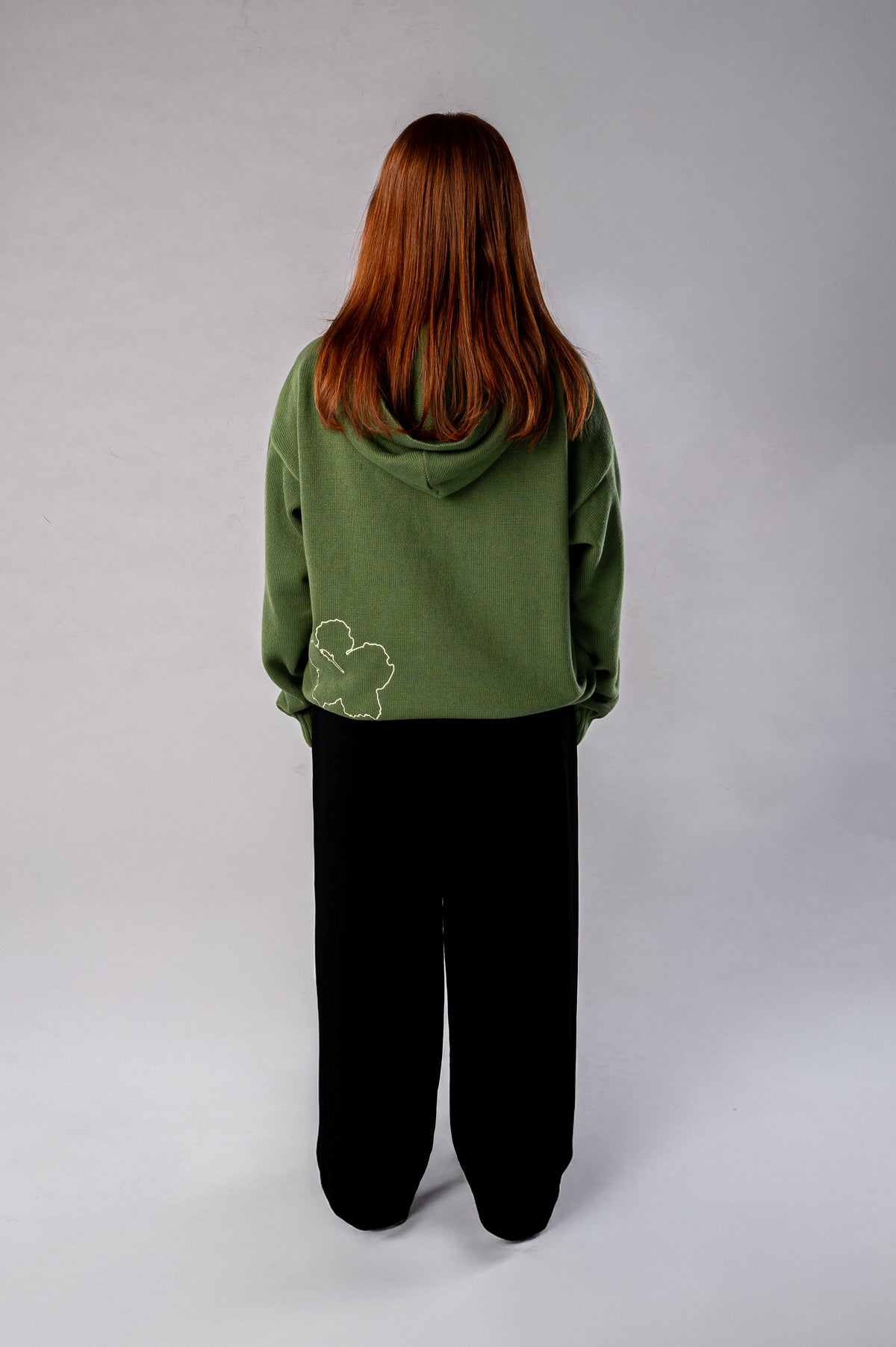 Circular Knit Hoodie - Olive